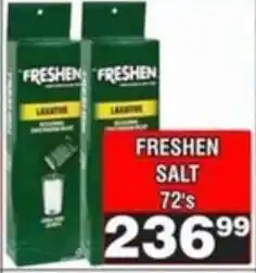 Advance Cash n Carry Freshen salt offer
