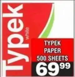 Advance Cash n Carry Typek paper offer