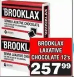 Advance Cash n Carry Brooklax laxative chocolate offer