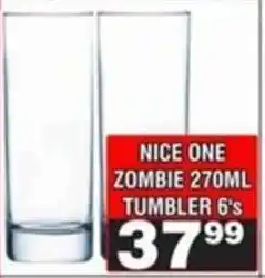 Advance Cash n Carry Nice one zombie tumbler offer