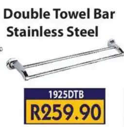 Laduma Hardware catalogue Double Towel Bar Stainless Steel offer