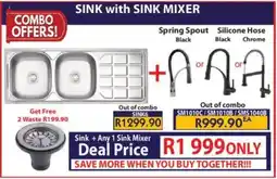 Laduma Hardware catalogue Sink with sink mixer offer