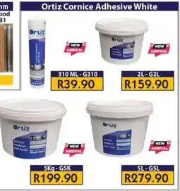 Laduma Hardware catalogue Ortiz Cornice Adhesive White offer