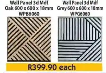 Laduma Hardware catalogue Wall Panel 3d Mdf offer