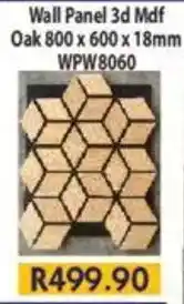 Laduma Hardware catalogue Wall Panel 3d Mdf Oak offer