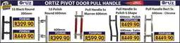 Laduma Hardware catalogue Ortiz pivot door pull handle offer