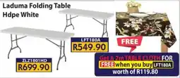 Laduma Hardware catalogue Laduma Folding Table offer