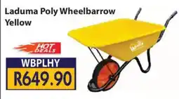 Laduma Hardware catalogue Laduma Poly Wheelbarrow Yellow offer
