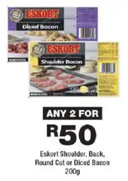 OK Foods Eskort Shoulder, Back, Round Cut or Diced Bacon offer