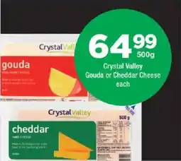 OK Foods Crystal Valley Gouda or Cheddar Cheese offer