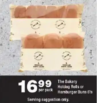 OK Foods The Bakery Hotdog Rolls or Hamburger Buns offer