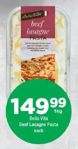 OK Foods Bella Vita Beef Lasagne Pasta offer