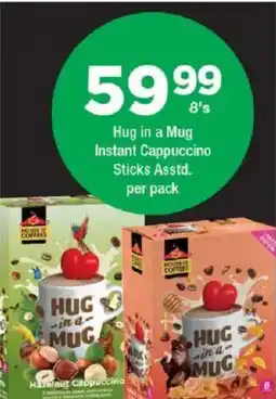 OK Foods Hug in a Mug Instant Cappuccino Sticks Asstd. offer