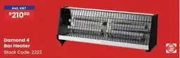 Africa Cash and Carry Diamond 4 Bar Heater offer
