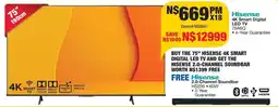OK Furniture Hisense 4K Smart Digital LED TV offer