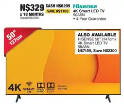 OK Furniture Hisense 4K Smart LED TV offer
