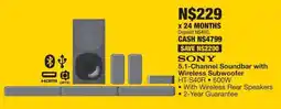 OK Furniture SONY 5.1-Channel Soundbar with Wireless Subwoofer offer