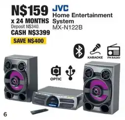 OK Furniture JVC Home Entertainment System offer
