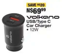 OK Furniture Volkano USB/ Type C Car Charger offer