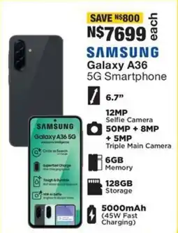 OK Furniture SAMSUNG Galaxy A36 5G Smartphone offer