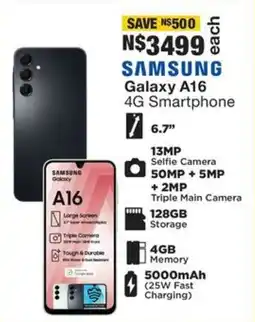 OK Furniture SAMSUNG Galaxy A16 4G Smartphone offer