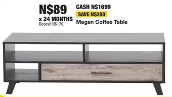 OK Furniture Megan Coffee Table offer