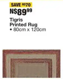 OK Furniture Tigris Printed Rug offer