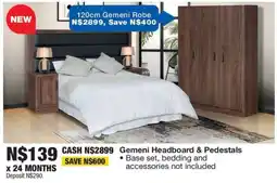 OK Furniture Gemeni Headboard & Pedestals offer