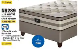 OK Furniture Sealy 152cm Grande Base Set offer