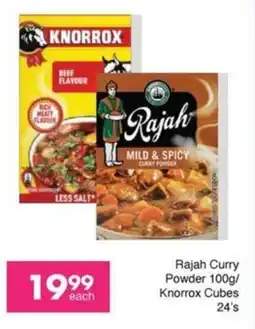 Save Rajah Curry Powder/ Knorrox Cubes offer