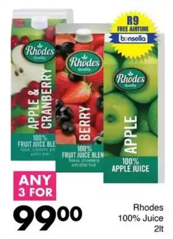 Save Rhodes 100% Juice offer