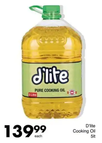 Save D'lite Cooking Oil offer