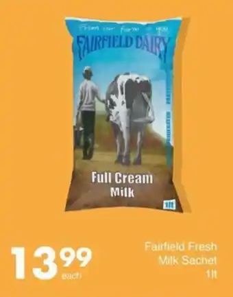 Save Fairfield Fresh Milk Sachet offer