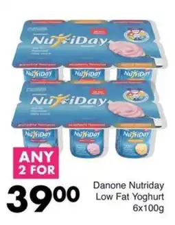 Save Danone Nutriday Low Fat Yoghurt offer