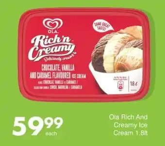 Save Ola Rich And Creamy Ice Cream offer