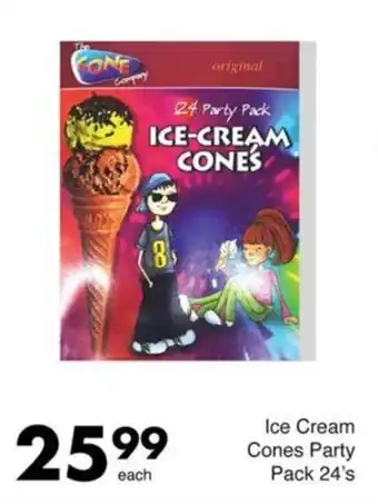 Save Ice Cream Cones Party Pack offer