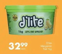 Save D'lite Margarine Tub offer