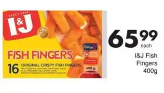 Save I&J Fish Fingers offer