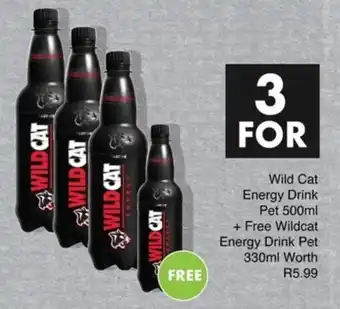 Save Wild Cat Energy Drink offer