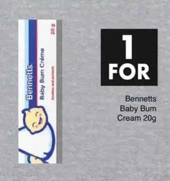 Save Bennetts Baby Bum Cream offer