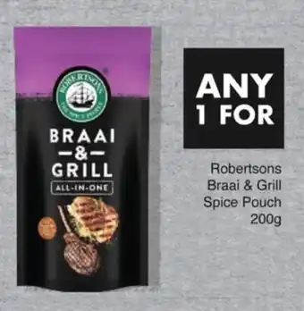 Save Robertsons Braai & Grill Spice Pouch offer