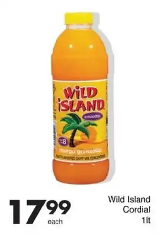 Save Wild Island Cordial offer