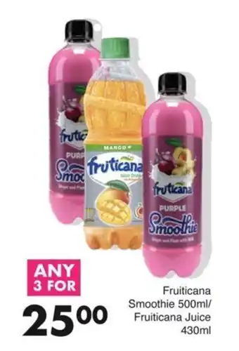 Save Fruiticana Smoothie/ Fruiticana Juice offer