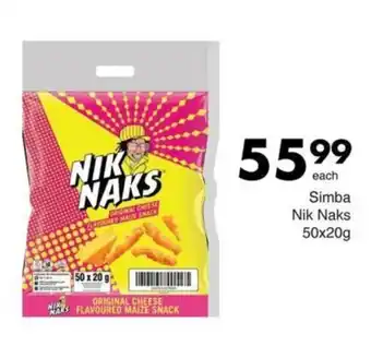 Save Simba Nik Naks offer