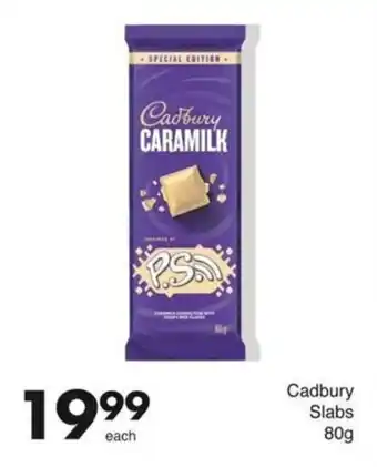 Save Cadbury Slabs offer