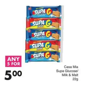 Save Casa Mia Supa Glucose/ Milk & Malt offer