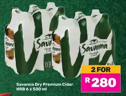 Game Savanna Dry Premium Cider NRB offer