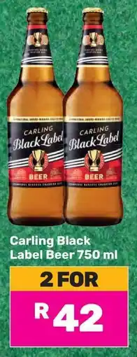 Game Carling Black Label Beer offer
