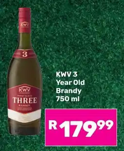 Game KWV 3 Year Old Brandy offer