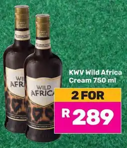 Game KWV Wild Africa Cream offer